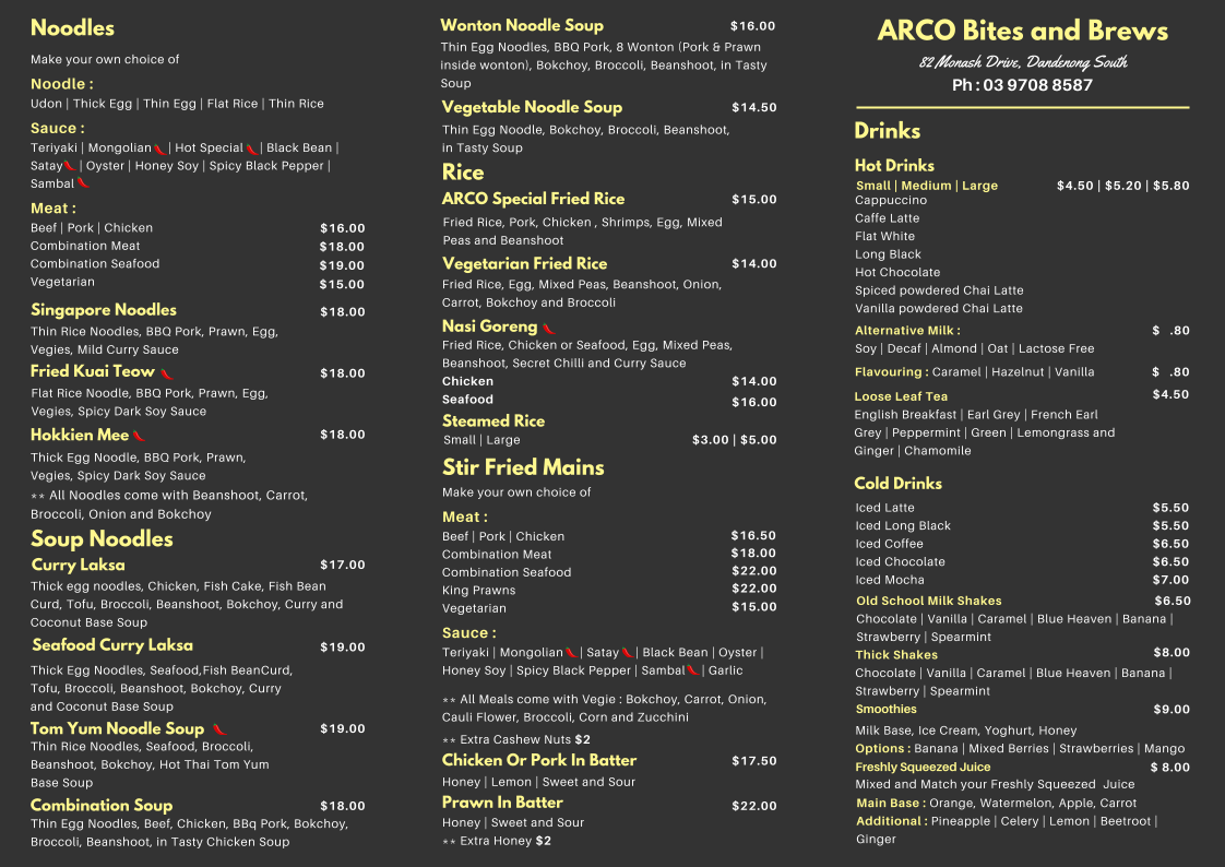 Menu Arco Bites And Brews-2